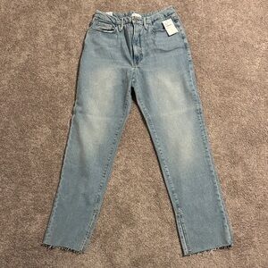 Good American Light Blue Straight Leg Jeans